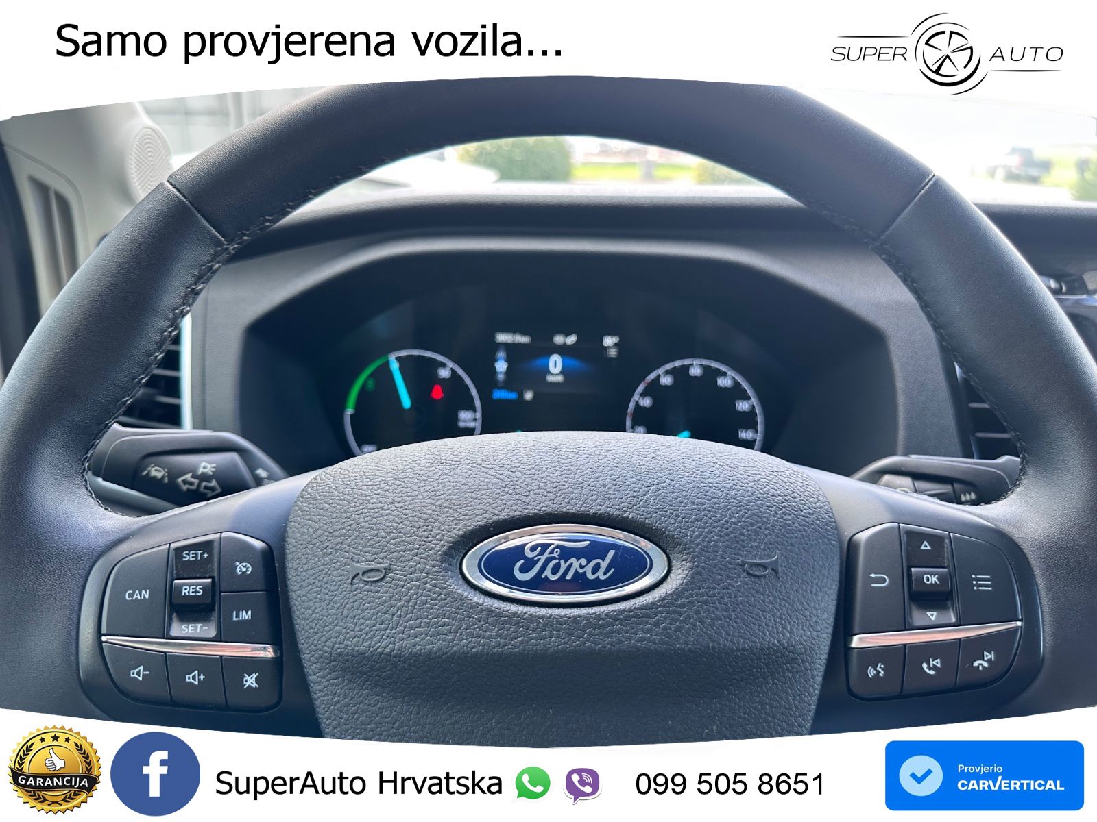 Ford Transit E 350 L3H2 230V / 68KWh 316Km WLTP 184 KS