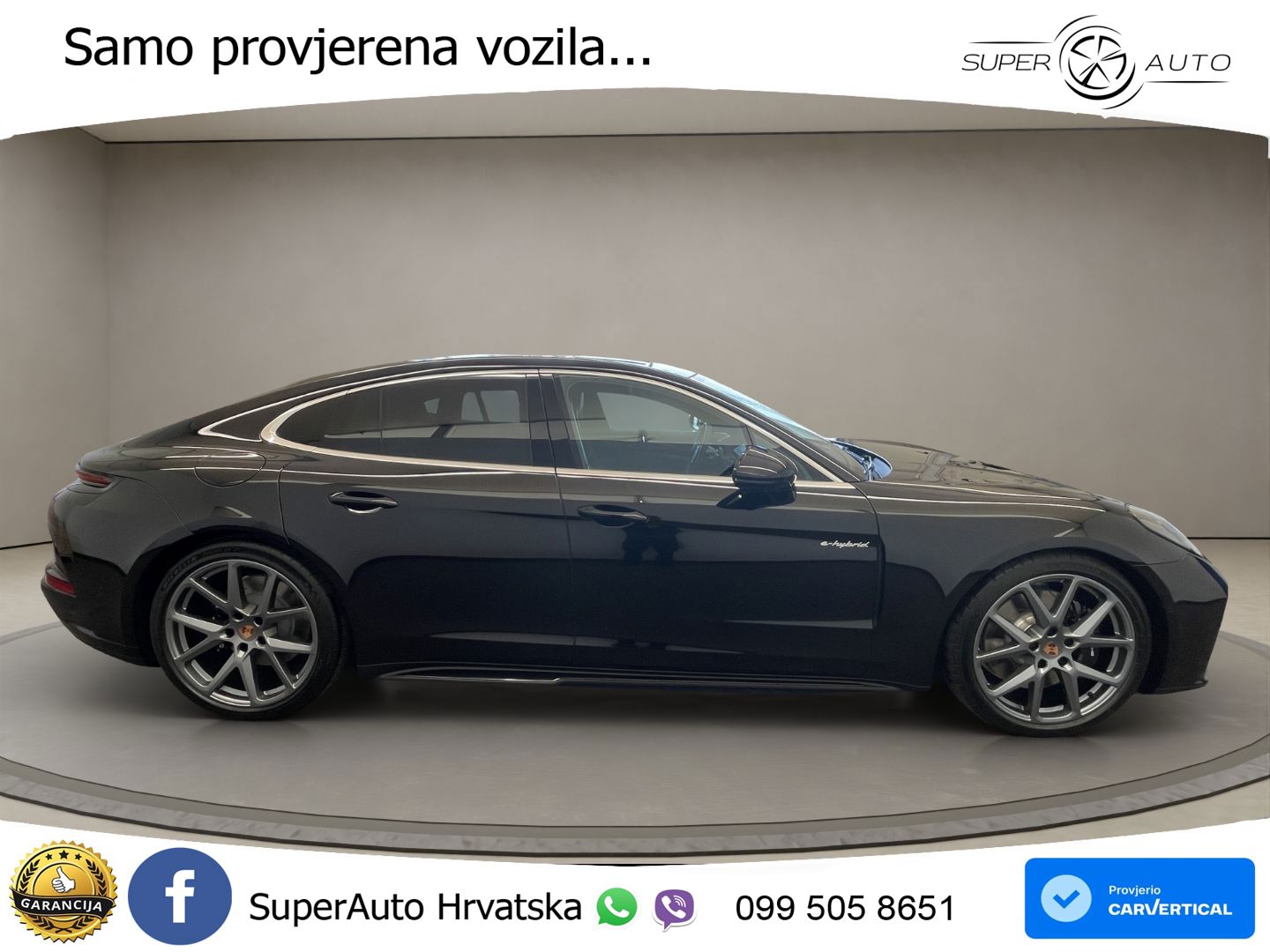 Porsche Panamera 4 2.9 V6 (470 KS) E-Hybrid PDK ZRAČNI+ACC+GR SJED+KAM+PANO