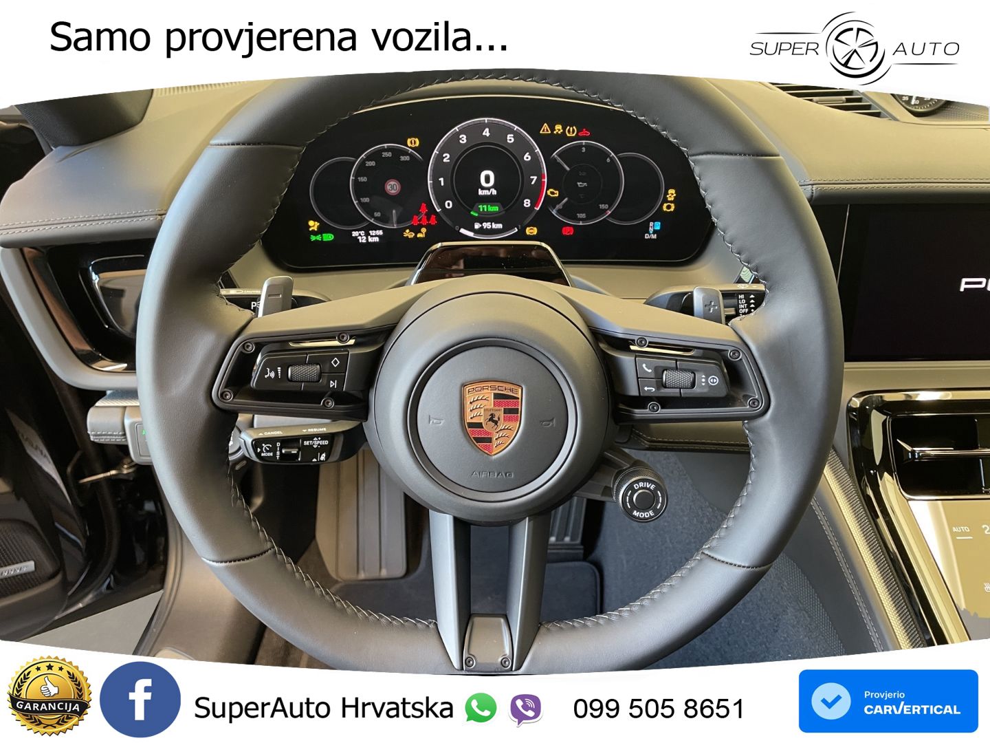 Porsche Panamera 4 2.9 V6 (470 KS) E-Hybrid PDK ZRAČNI+ACC+GR SJED+KAM+PANO