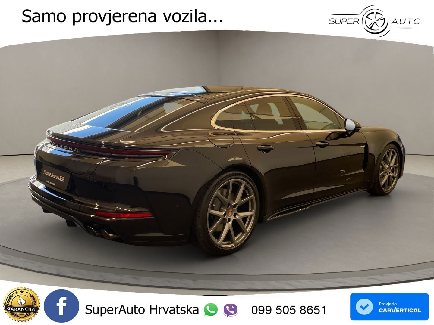 Porsche Panamera 4 2.9 V6 (470 KS) E-Hybrid PDK ZRAČNI+ACC+GR SJED+KAM+PANO