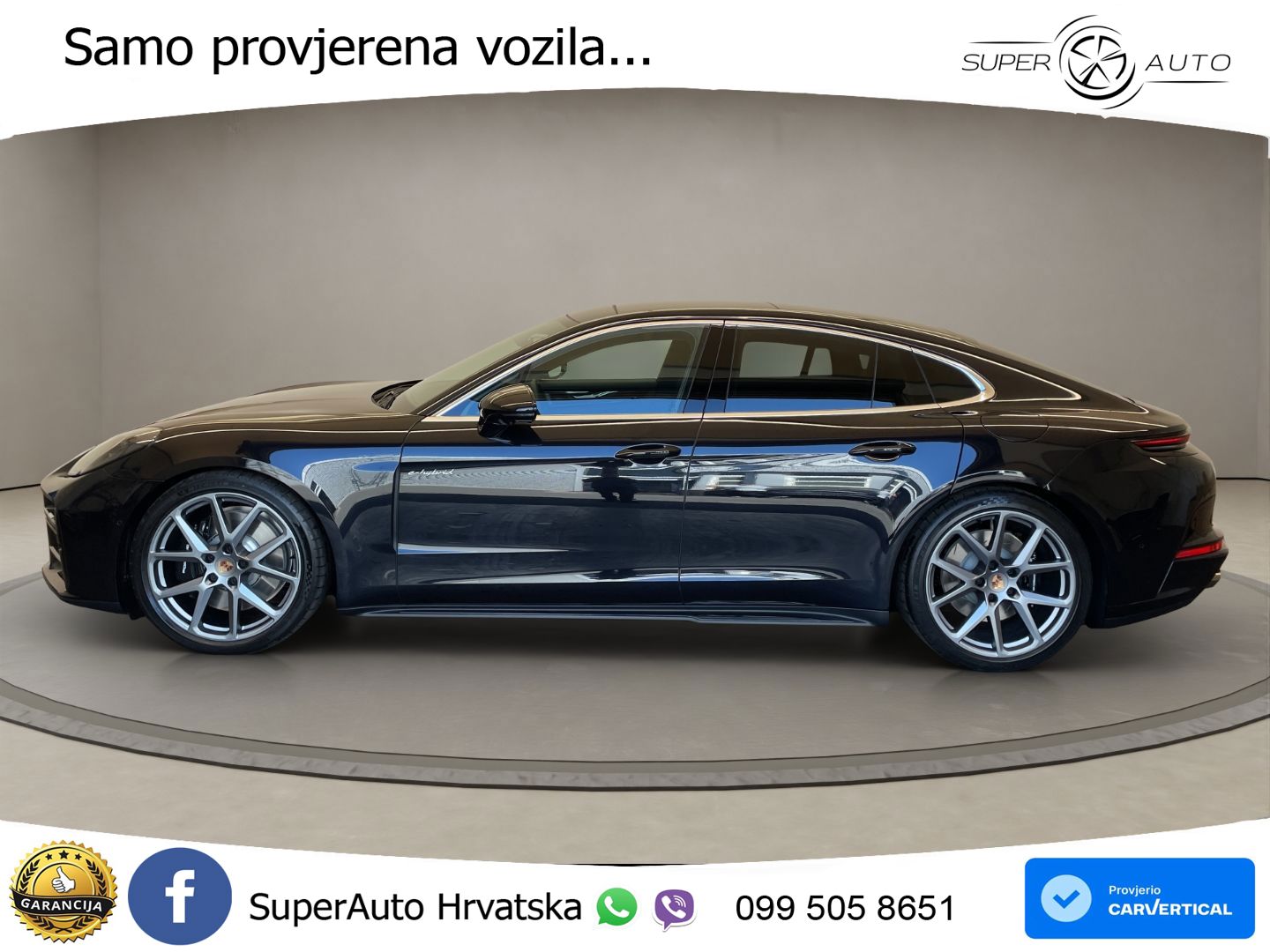 Porsche Panamera 4 2.9 V6 (470 KS) E-Hybrid PDK ZRAČNI+ACC+GR SJED+KAM+PANO