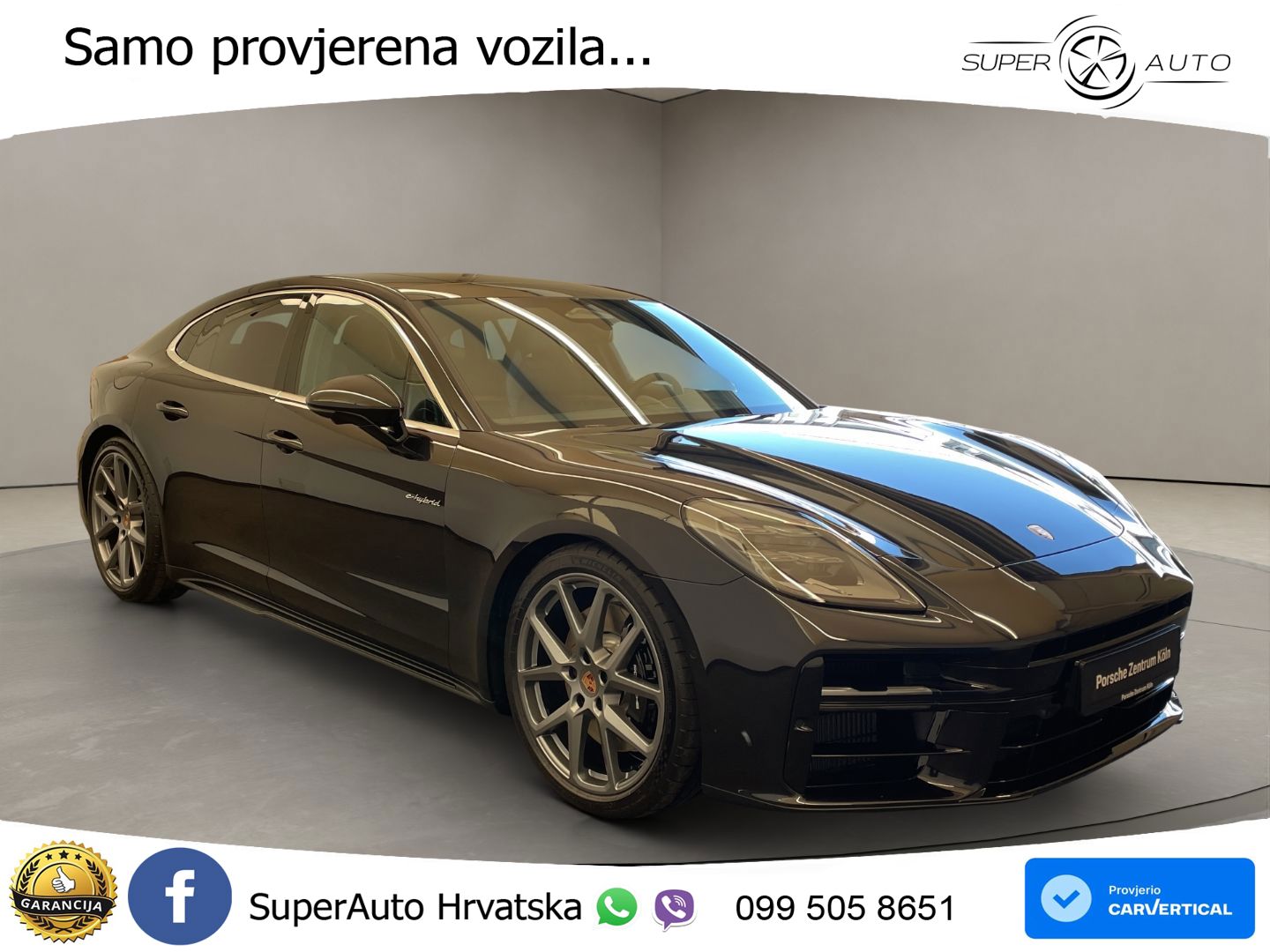 Porsche Panamera 4 2.9 V6 (470 KS) E-Hybrid PDK ZRAČNI+ACC+GR SJED+KAM+PANO