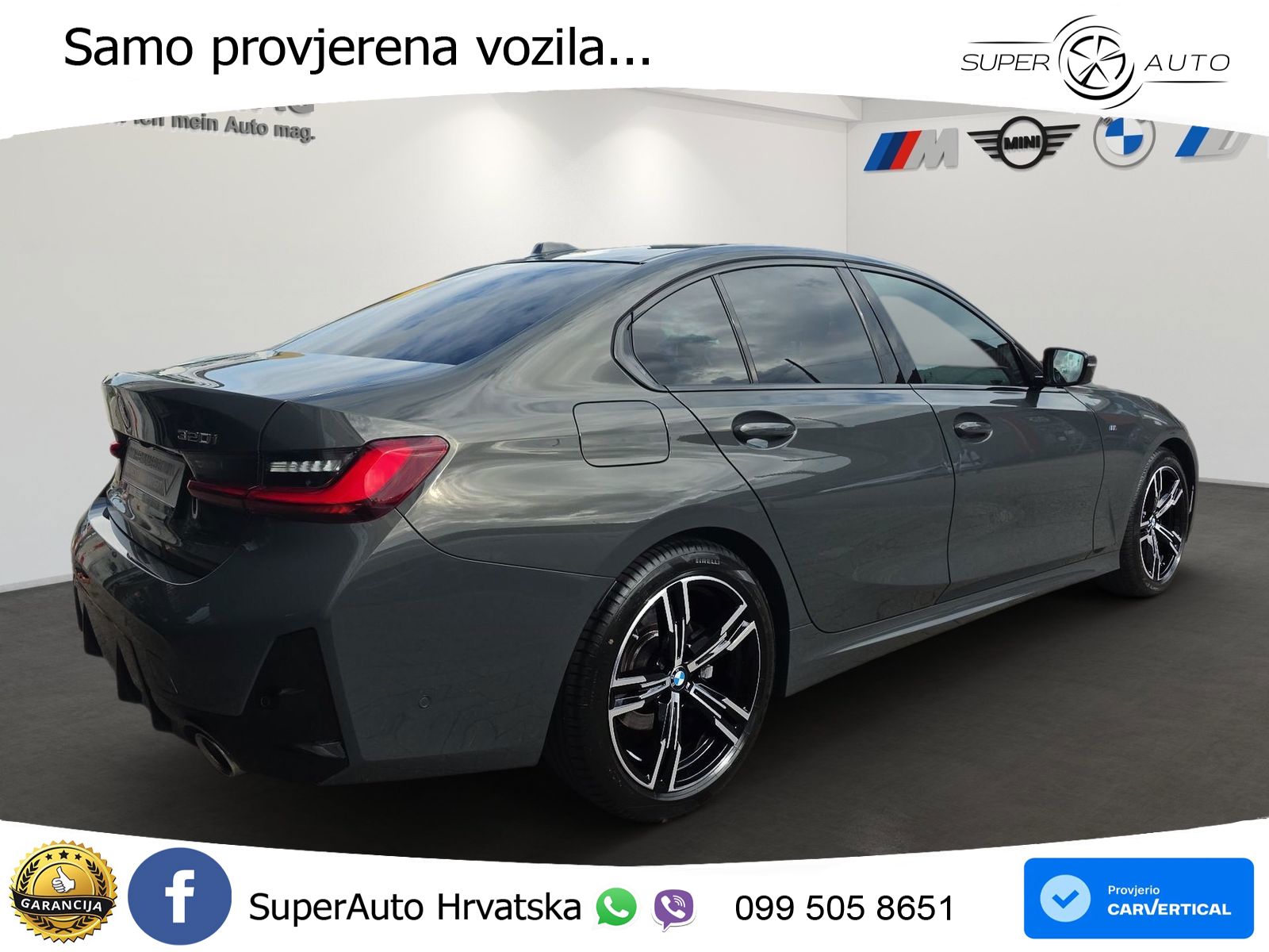 BMW 320i (184 KS) Steptronic M Sport LED+GR SJED+ACC