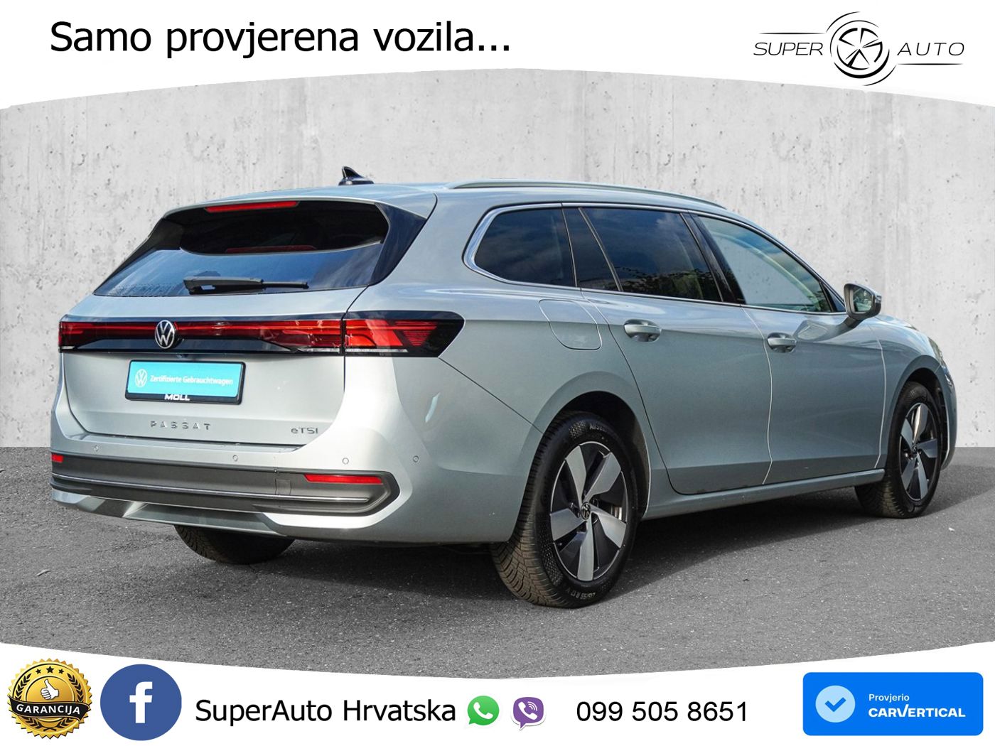 Volkswagen Passat Variant 1.5 eTSI (150 KS) DSG Business LED+GR SJED+ACC