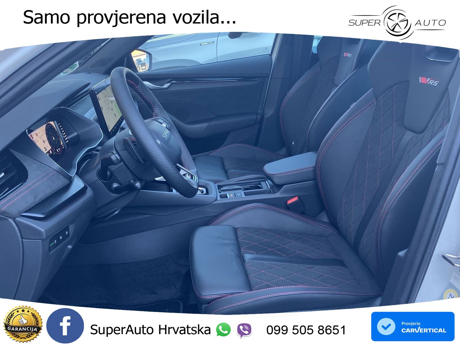 Škoda Octavia Combi RS 2.0 TSI (265 KS) DSG LED+GR SJED+ACC