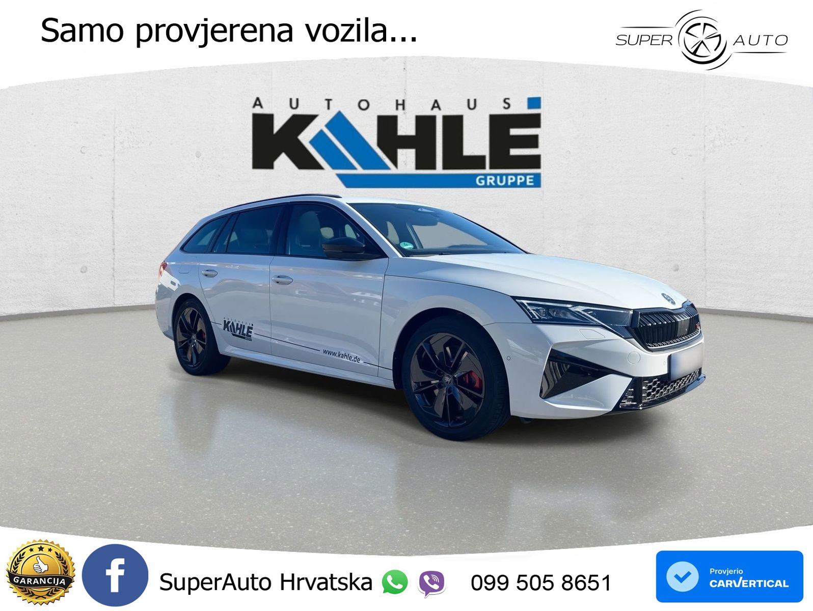 Škoda Octavia Combi RS 2.0 TSI (265 KS) DSG LED+GR SJED+ACC