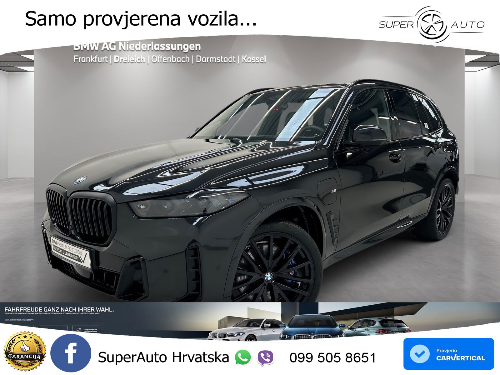 BMW X5 50e (489 KS) xDrive Steptronic M Sport LED+GR SJED+ACC