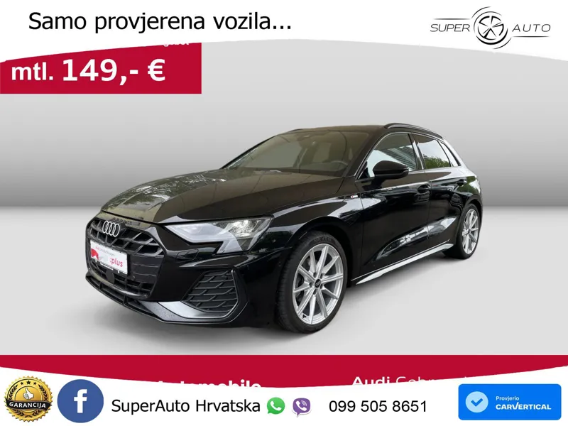 Audi A3 35 TFSI (150 KS) S tronic S line LED+GR SJED+ACC