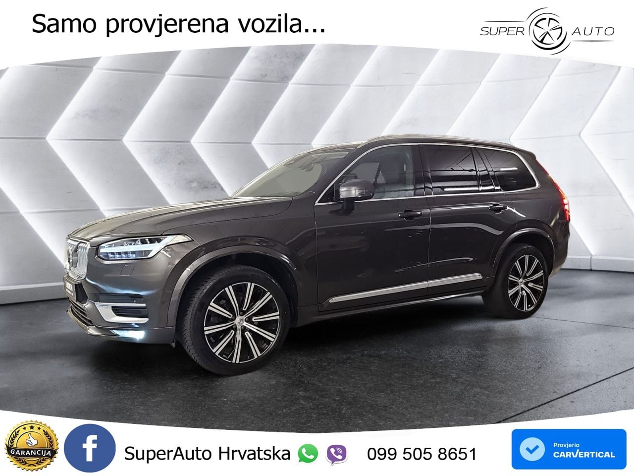 Volvo XC90 2.0 B5 Diesel AWD Automatic ACC+GR SJED+360+PANO
