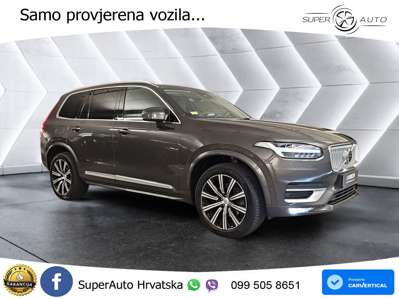 Volvo XC90 2.0 B5 Diesel AWD Automatic ACC+GR SJED+360+PANO