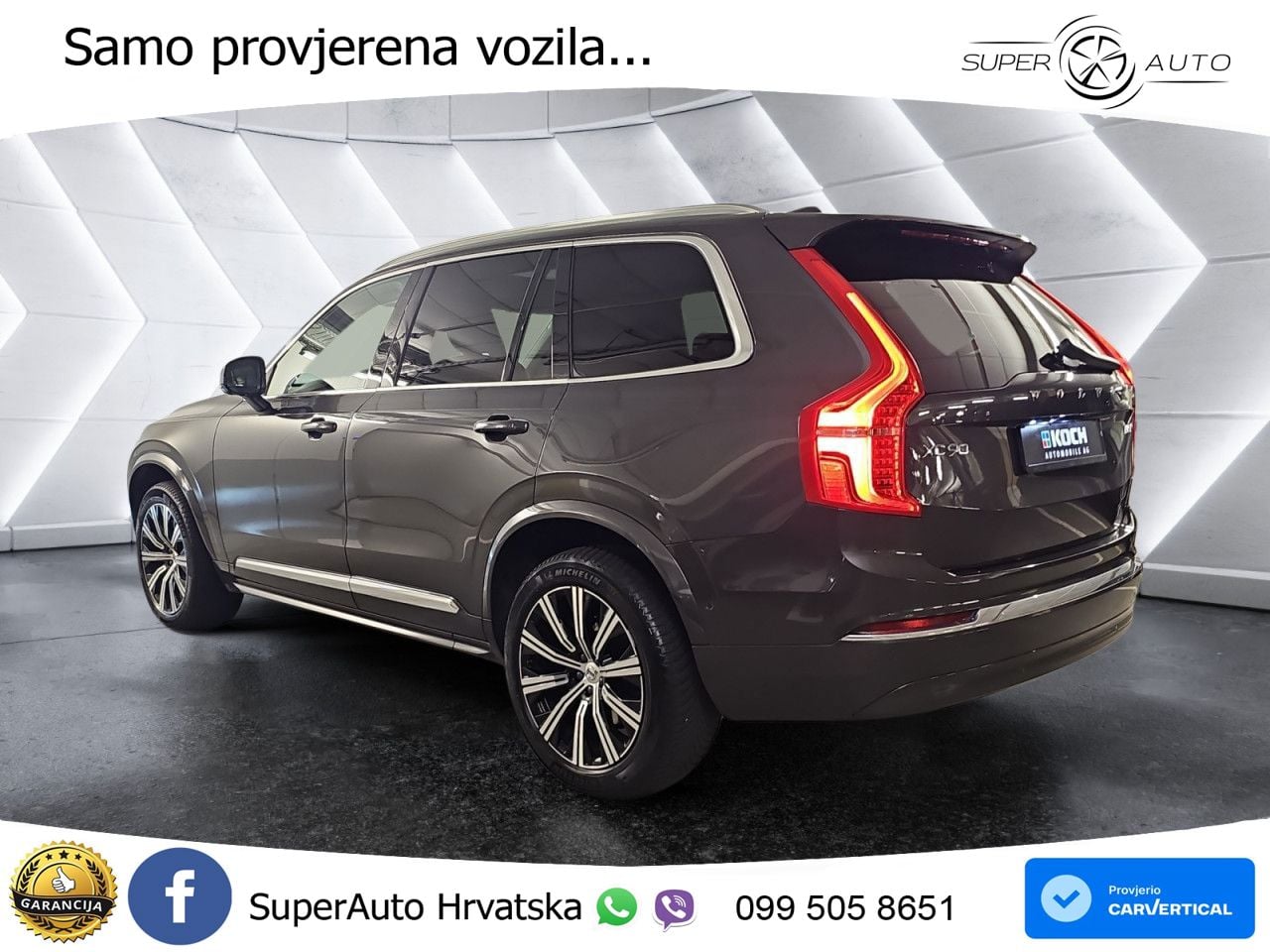 Volvo XC90 2.0 B5 Diesel AWD Automatic ACC+GR SJED+360+PANO