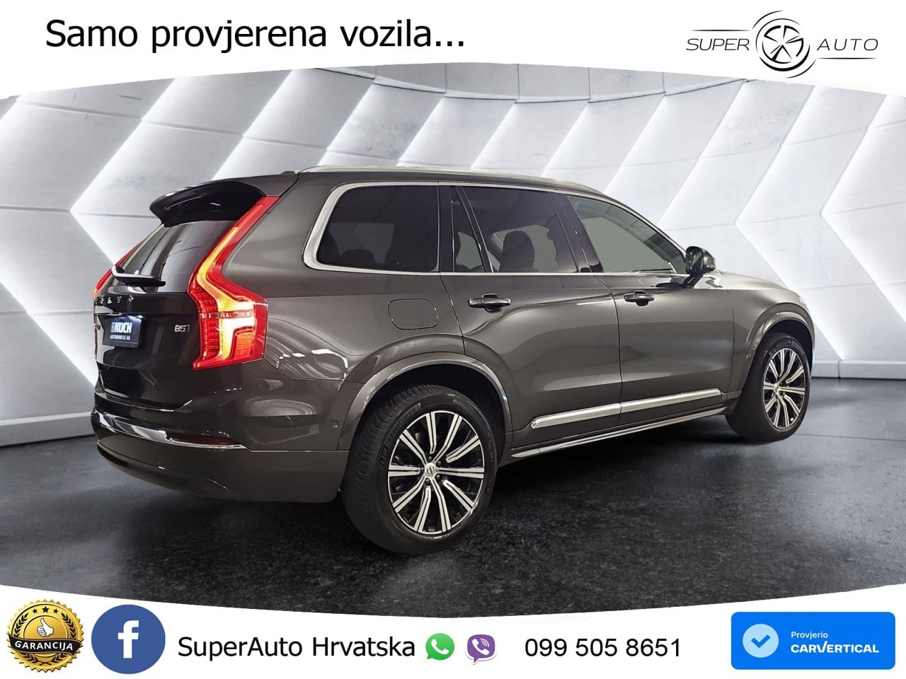 Volvo XC90 2.0 B5 Diesel AWD Automatic ACC+GR SJED+360+PANO
