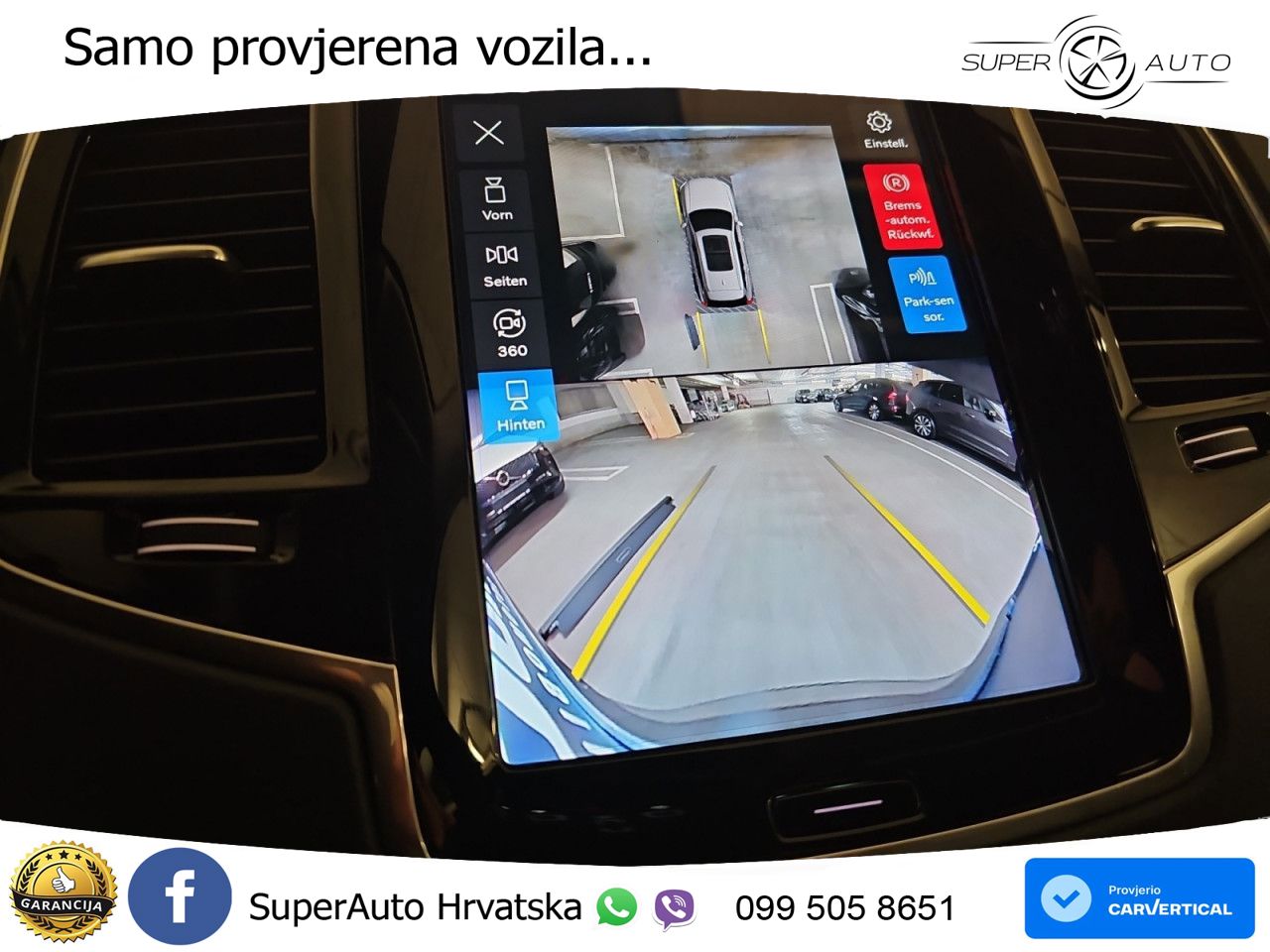 Volvo XC90 2.0 B5 Diesel AWD Automatic ACC+GR SJED+360+PANO