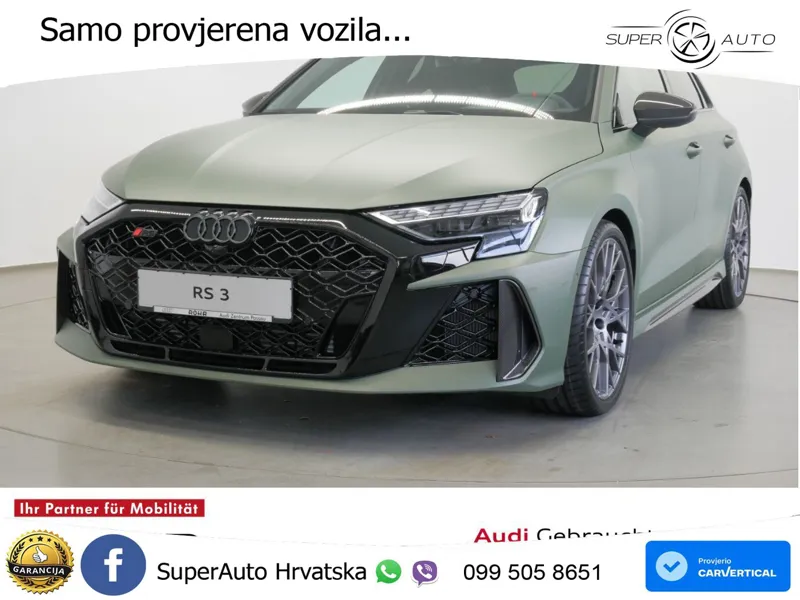 Audi RS3 Sedan 2.5 TFSI (400 KS) quattro S tronic LED+GR SJED+ACC
