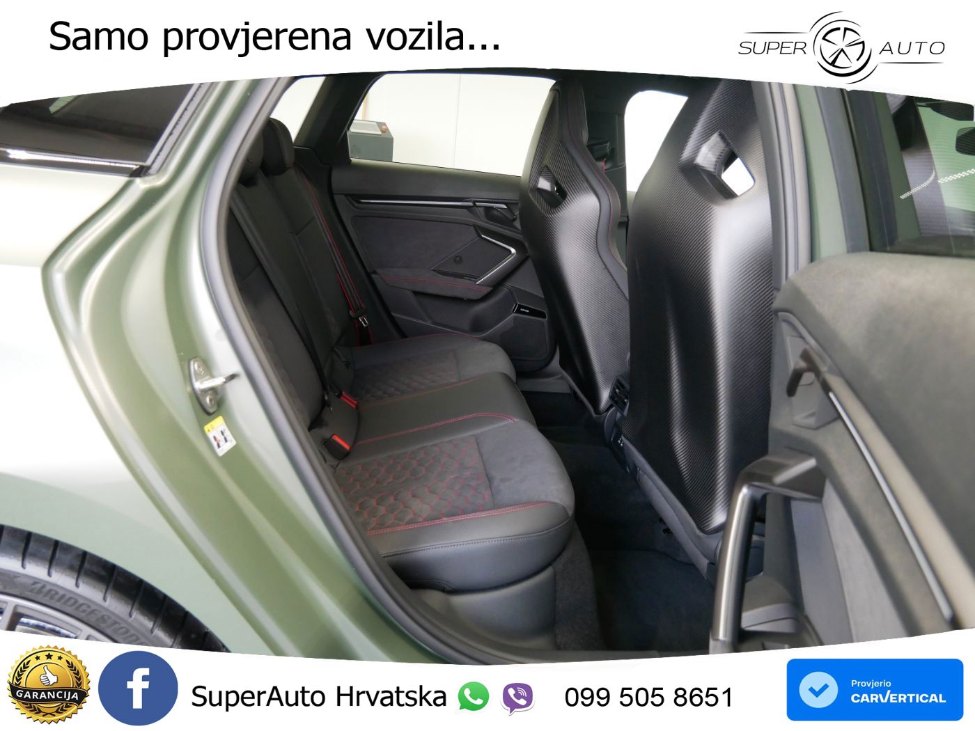 Audi RS3 Sedan 2.5 TFSI (400 KS) quattro S tronic LED+GR SJED+ACC