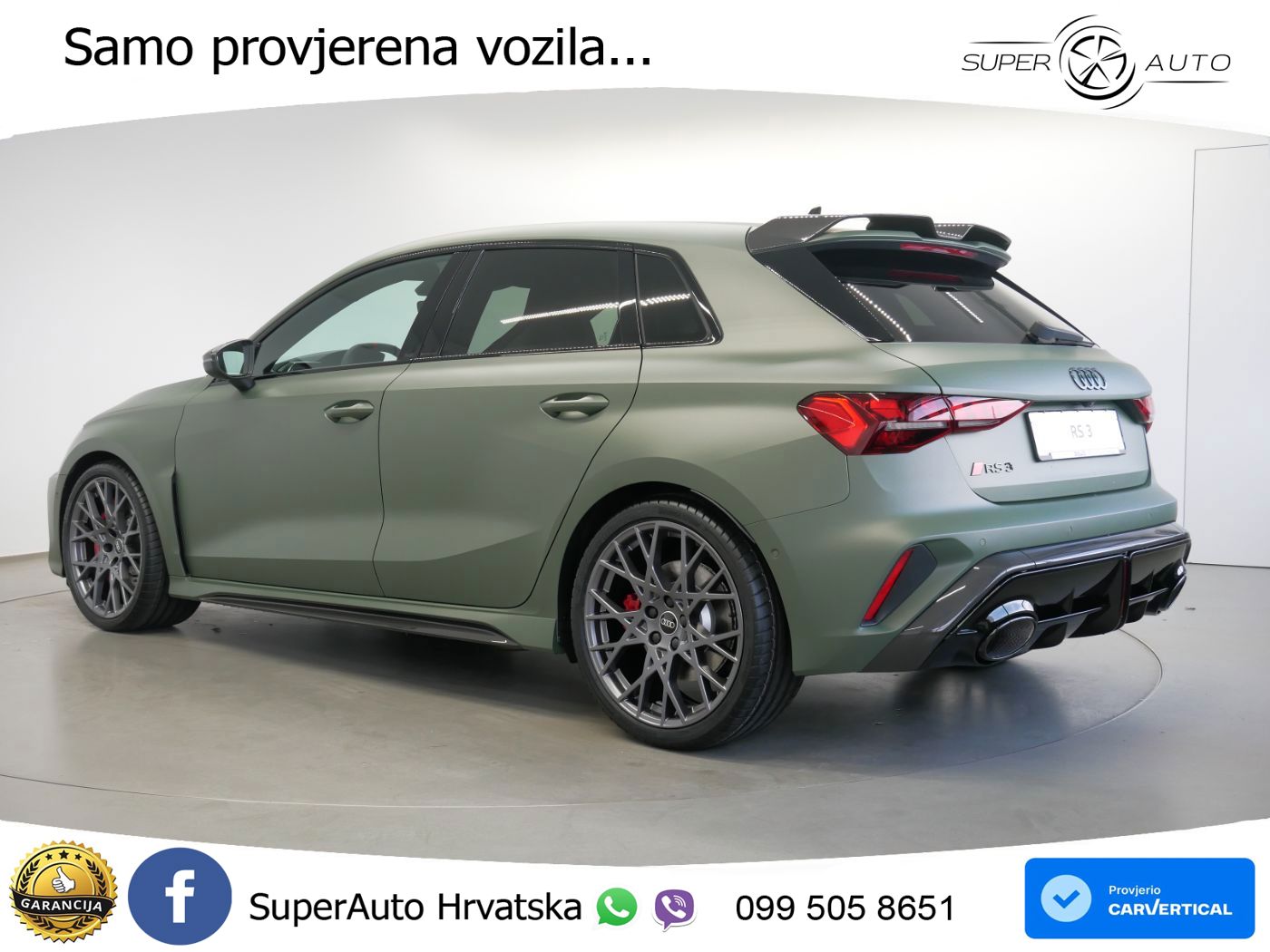 Audi RS3 Sedan 2.5 TFSI (400 KS) quattro S tronic LED+GR SJED+ACC