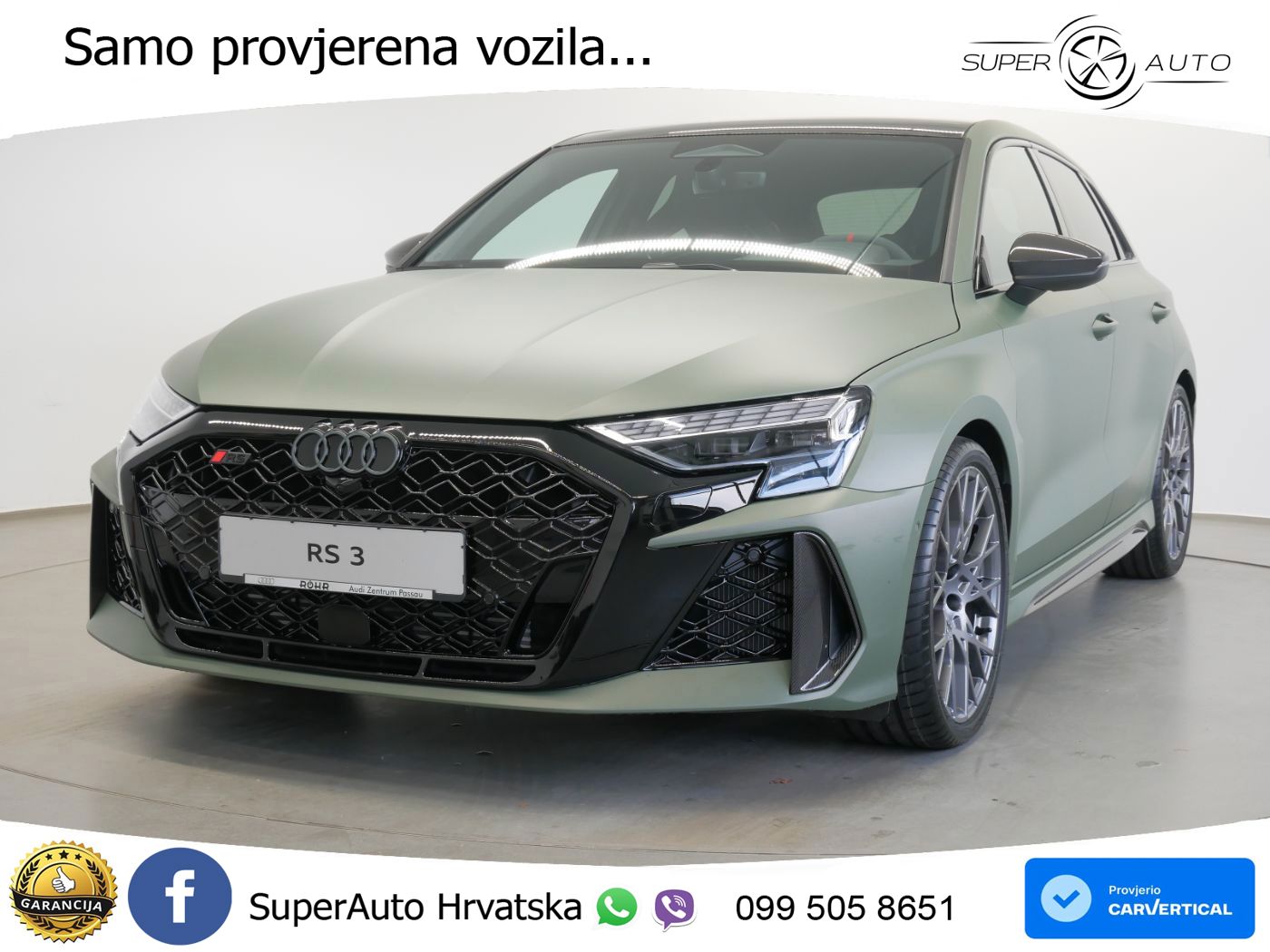 Audi RS3 Sedan 2.5 TFSI (400 KS) quattro S tronic LED+GR SJED+ACC