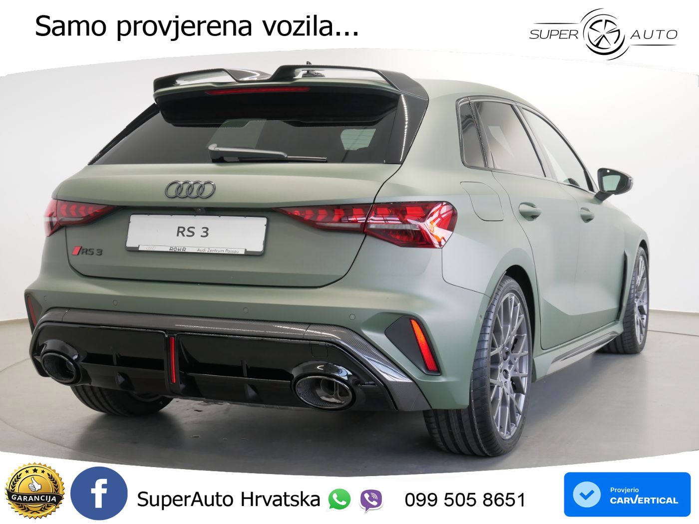 Audi RS3 Sedan 2.5 TFSI (400 KS) quattro S tronic LED+GR SJED+ACC