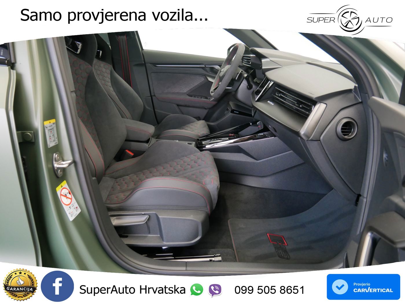 Audi RS3 Sedan 2.5 TFSI (400 KS) quattro S tronic LED+GR SJED+ACC