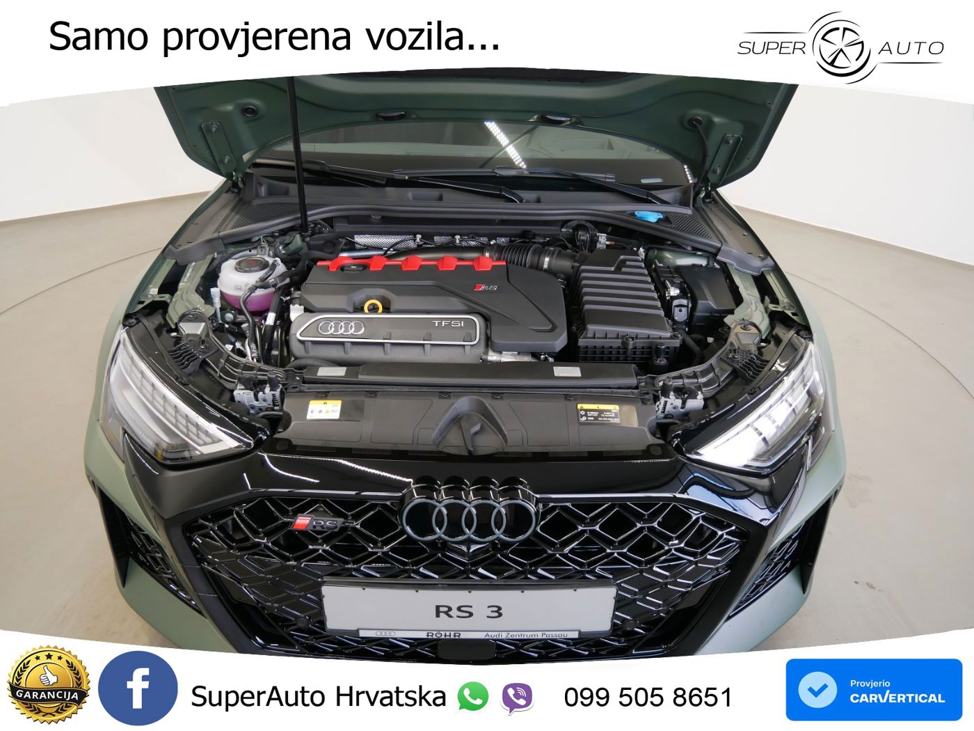 Audi RS3 Sedan 2.5 TFSI (400 KS) quattro S tronic LED+GR SJED+ACC