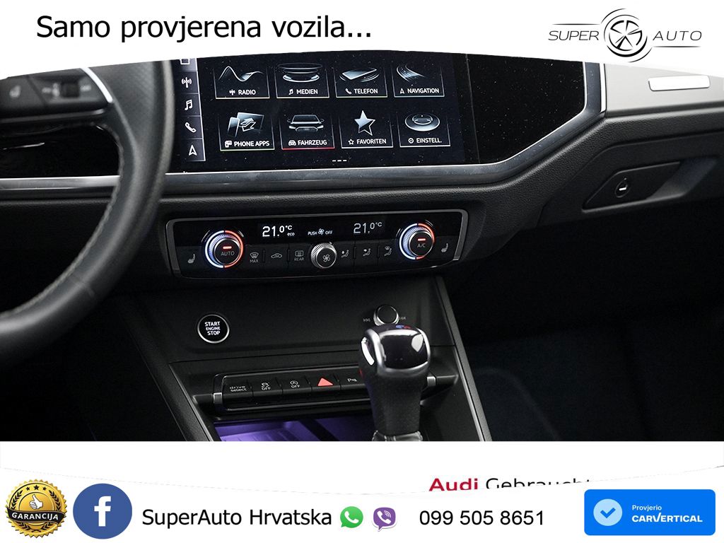Audi Q3 Sportback 40 TDI (200 KS) quattro S tronic S line LED+GR SJED+ACC