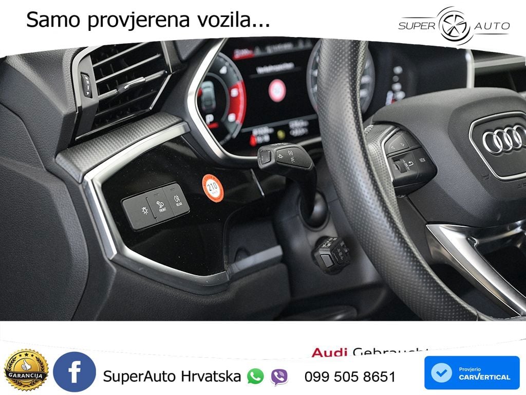 Audi Q3 Sportback 40 TDI (200 KS) quattro S tronic S line LED+GR SJED+ACC