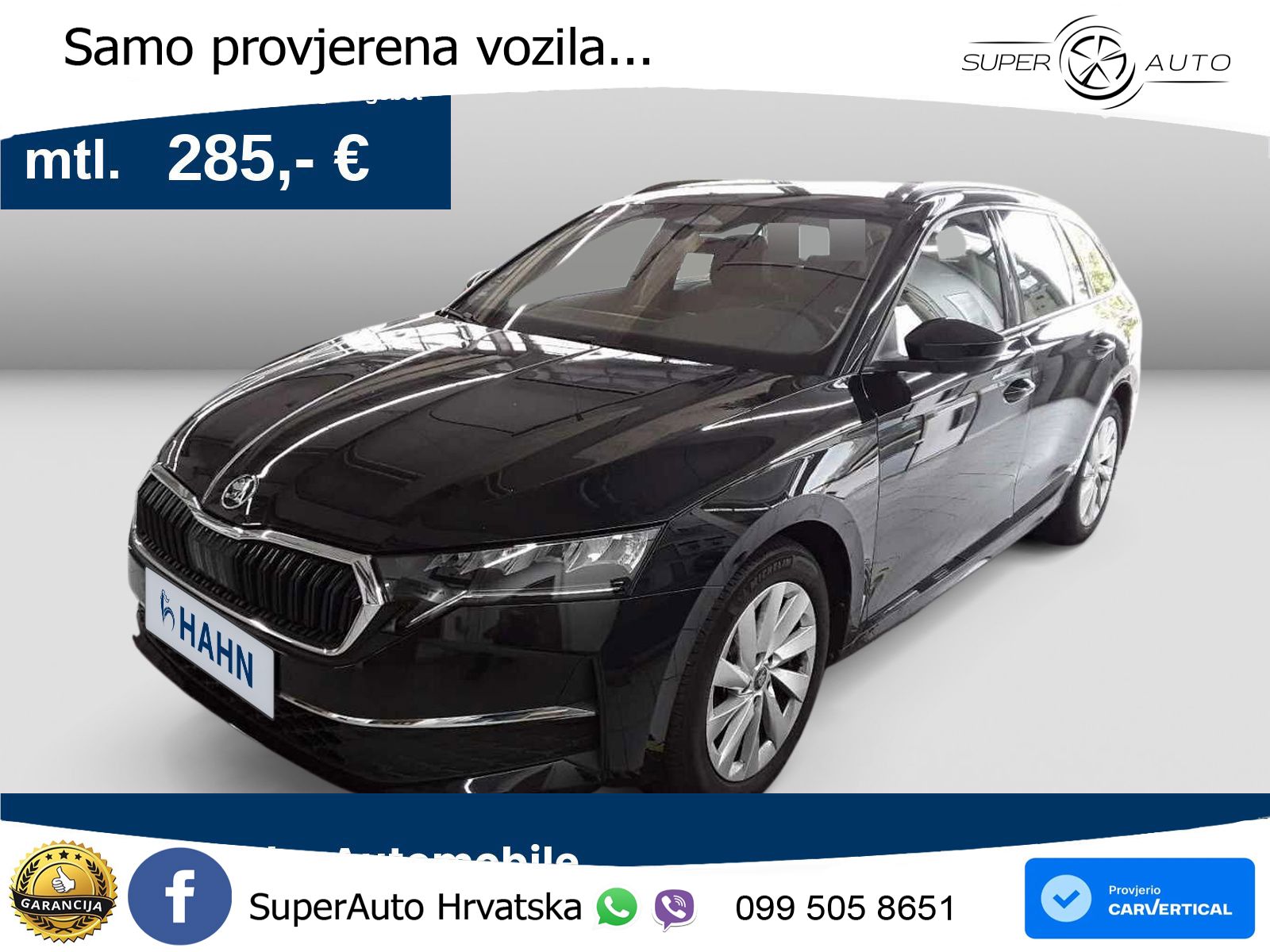Škoda Octavia Combi 1.5 TSI (150 KS) DSG Selection LED+GR SJED+ACC
