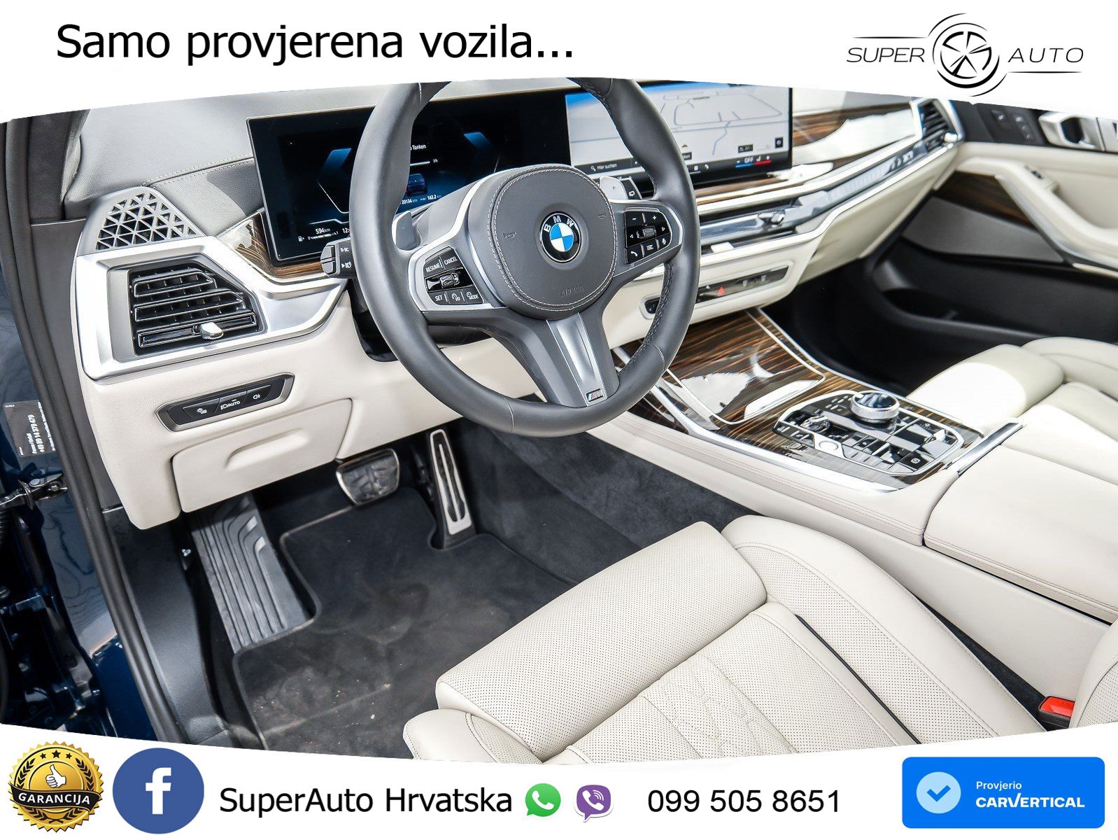 BMW X7 40d (352 KS) xDrive Steptronic M Sport ZRAČNI+ACC+GR SJED+KAM+PANO