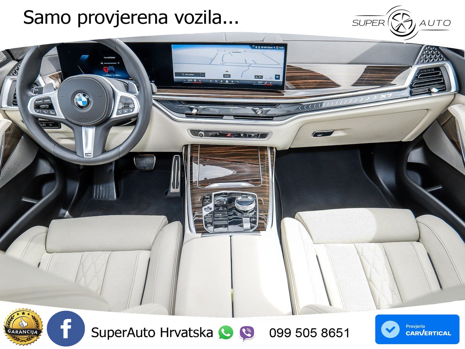 BMW X7 40d (352 KS) xDrive Steptronic M Sport ZRAČNI+ACC+GR SJED+KAM+PANO