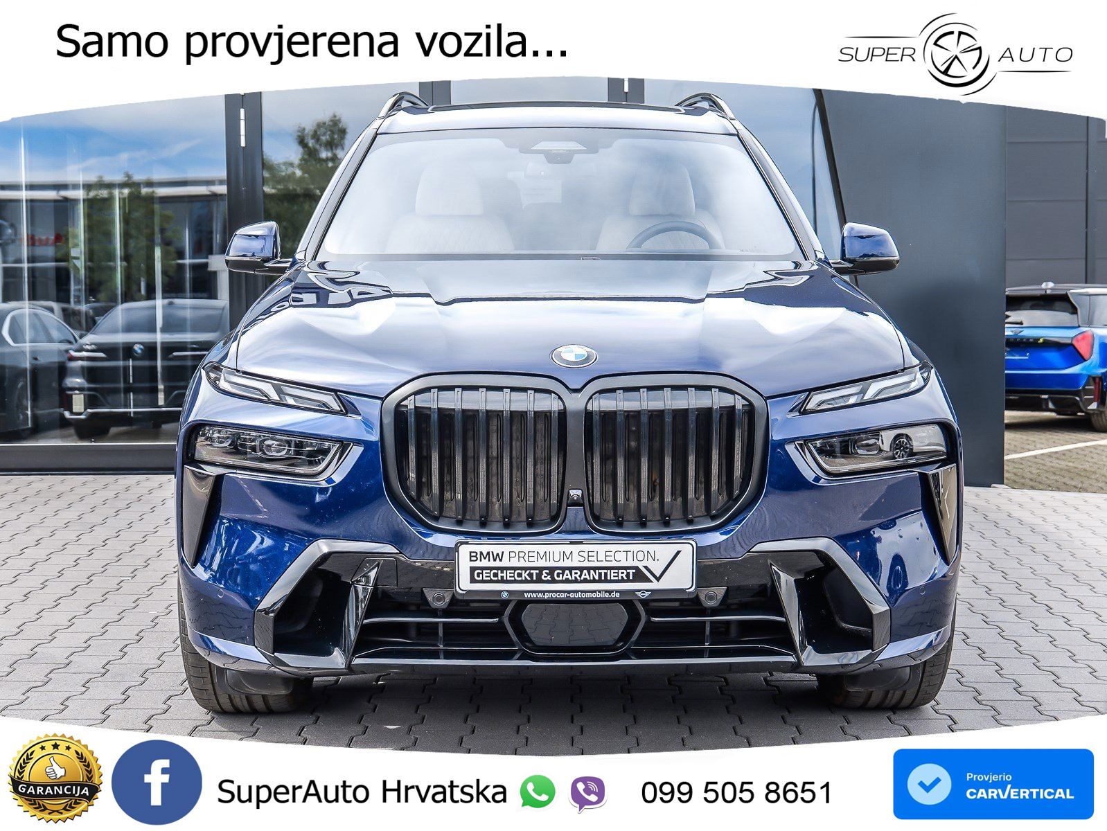 BMW X7 40d (352 KS) xDrive Steptronic M Sport ZRAČNI+ACC+GR SJED+KAM+PANO