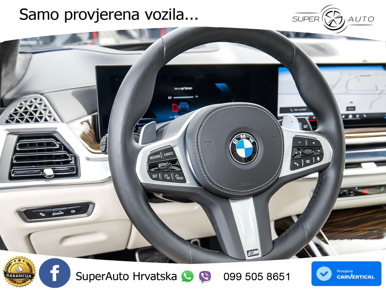 BMW X7 40d (352 KS) xDrive Steptronic M Sport ZRAČNI+ACC+GR SJED+KAM+PANO