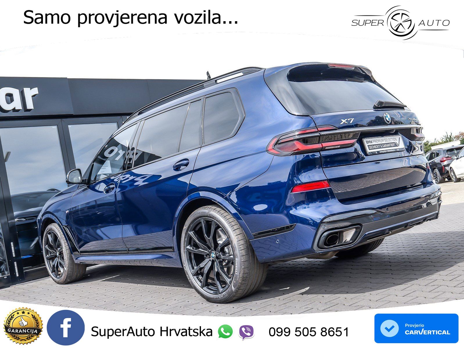 BMW X7 40d (352 KS) xDrive Steptronic M Sport ZRAČNI+ACC+GR SJED+KAM+PANO