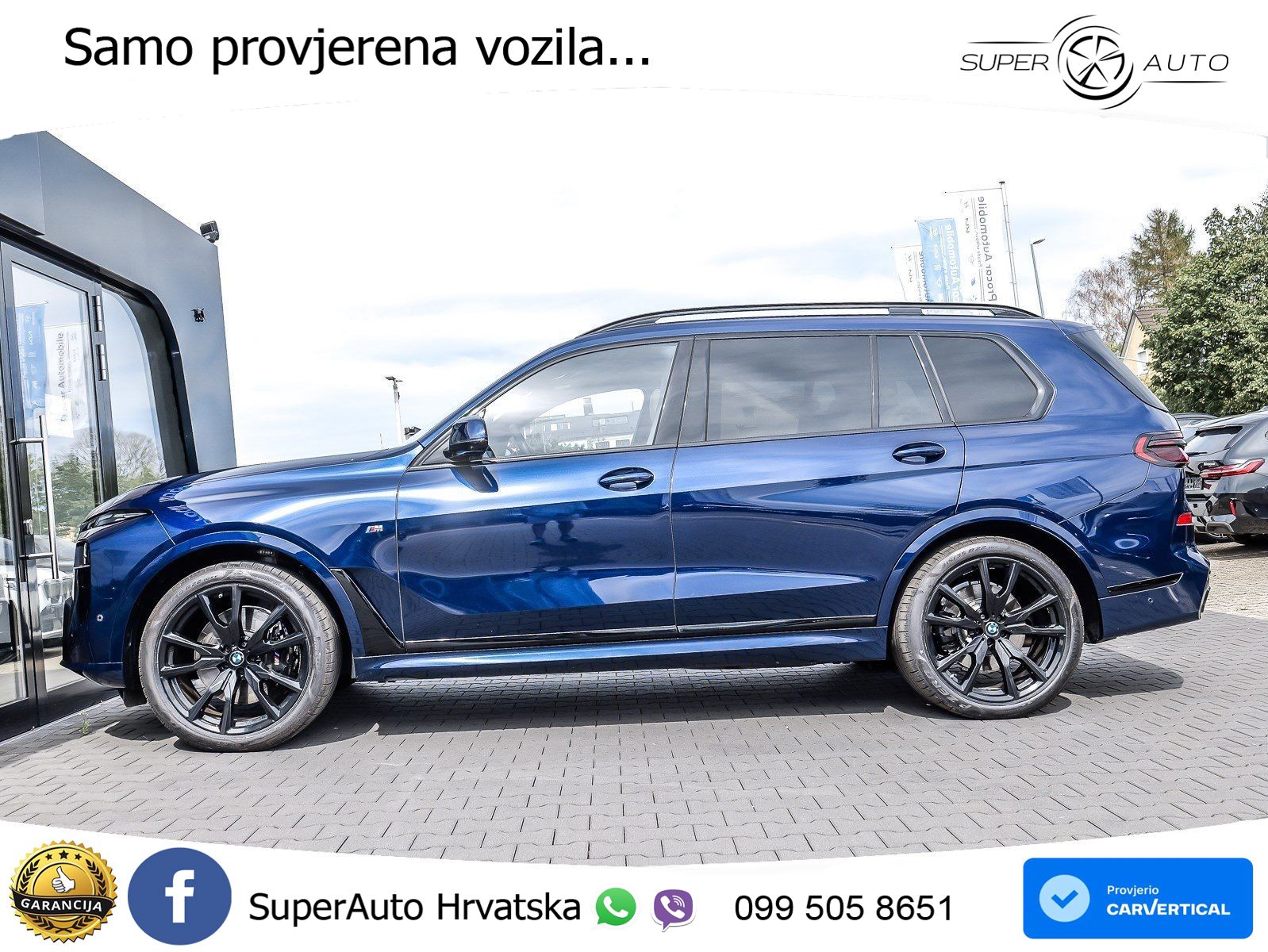 BMW X7 40d (352 KS) xDrive Steptronic M Sport ZRAČNI+ACC+GR SJED+KAM+PANO