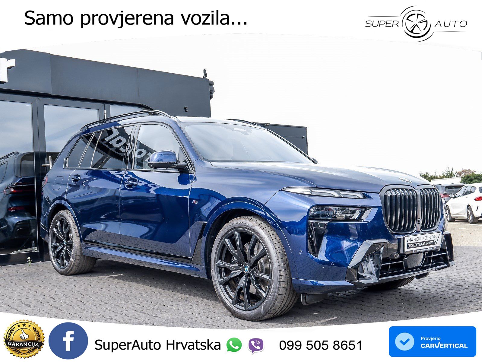 BMW X7 40d (352 KS) xDrive Steptronic M Sport ZRAČNI+ACC+GR SJED+KAM+PANO