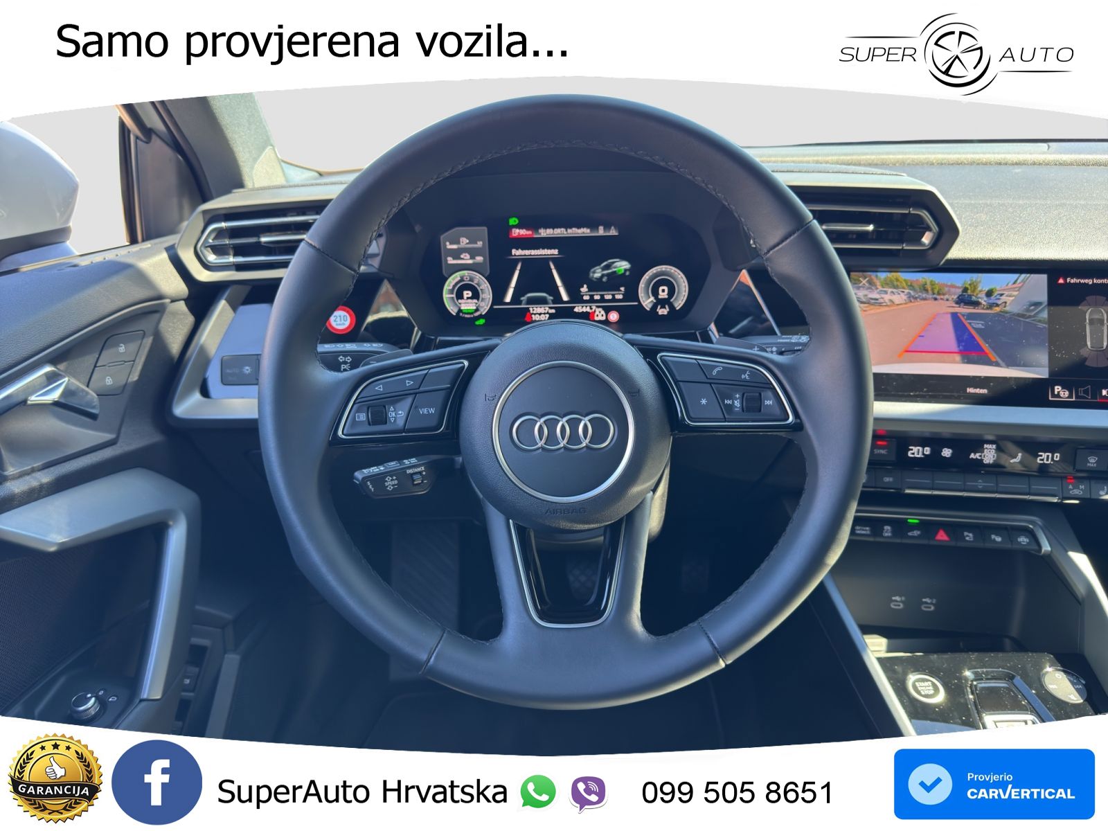 Audi A3 Sportback 40 TFSI e (204 KS) Plug-in Hybrid S tronic LED+GR SJED+ACC
