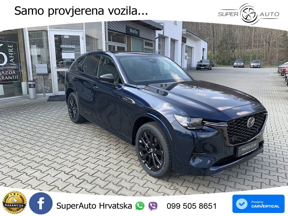 Mazda CX-60 3.3 e-Skyactiv D (254 KS) AWD Automatic MATRIX+GR SJED+KAM