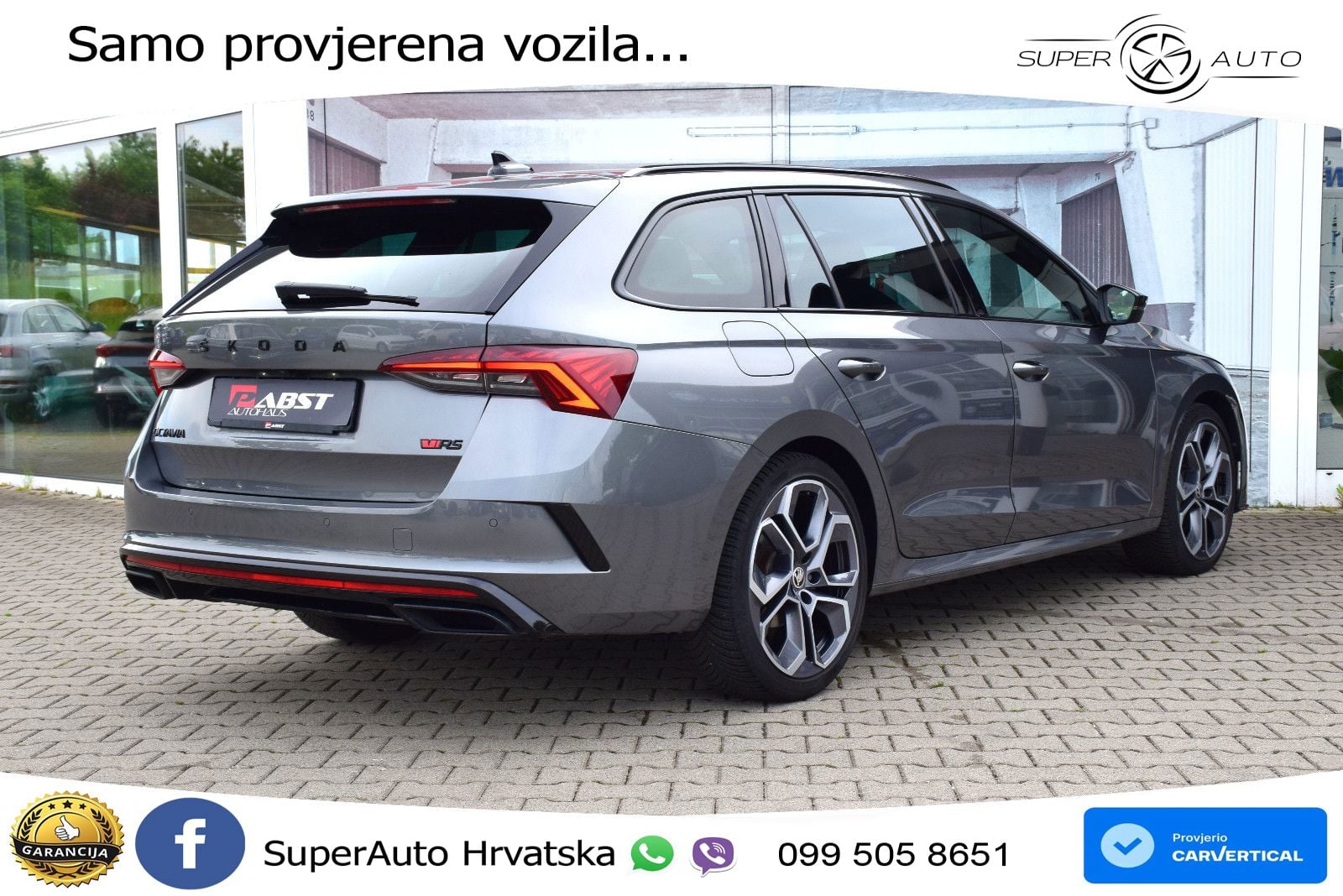 Škoda Octavia Combi RS 2.0 TDI (200 KS) DSG LED+GR SJED+ACC