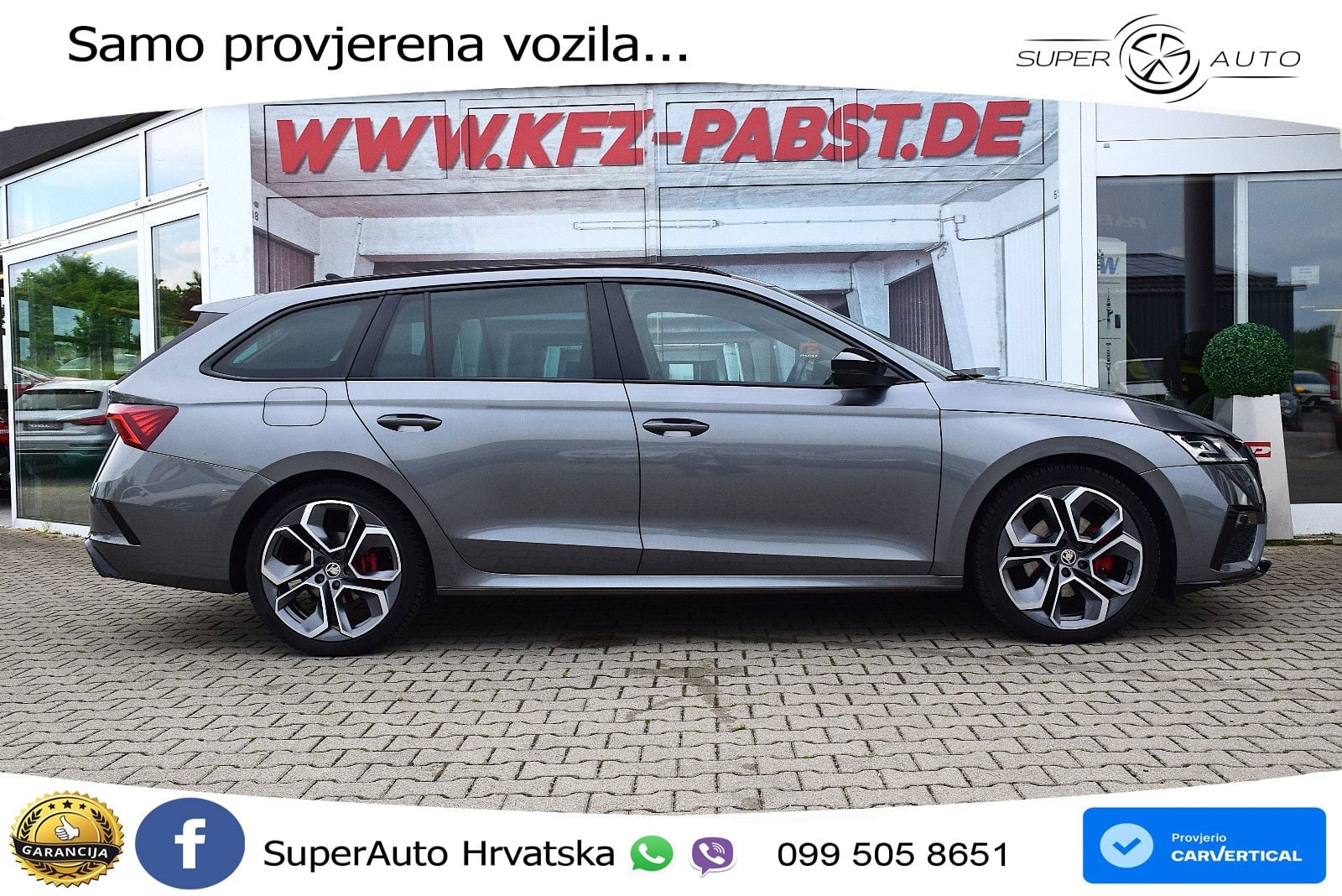 Škoda Octavia Combi RS 2.0 TDI (200 KS) DSG LED+GR SJED+ACC