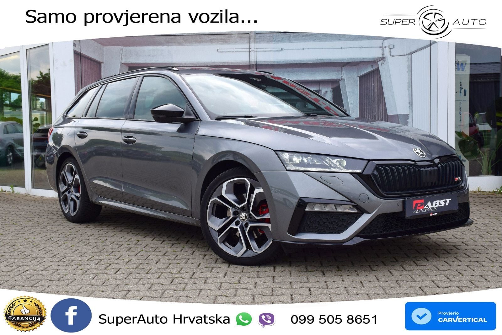 Škoda Octavia Combi RS 2.0 TDI (200 KS) DSG LED+GR SJED+ACC