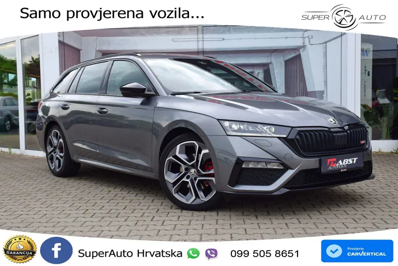 Škoda Octavia Combi RS 2.0 TDI (200 KS) DSG LED+GR SJED+ACC