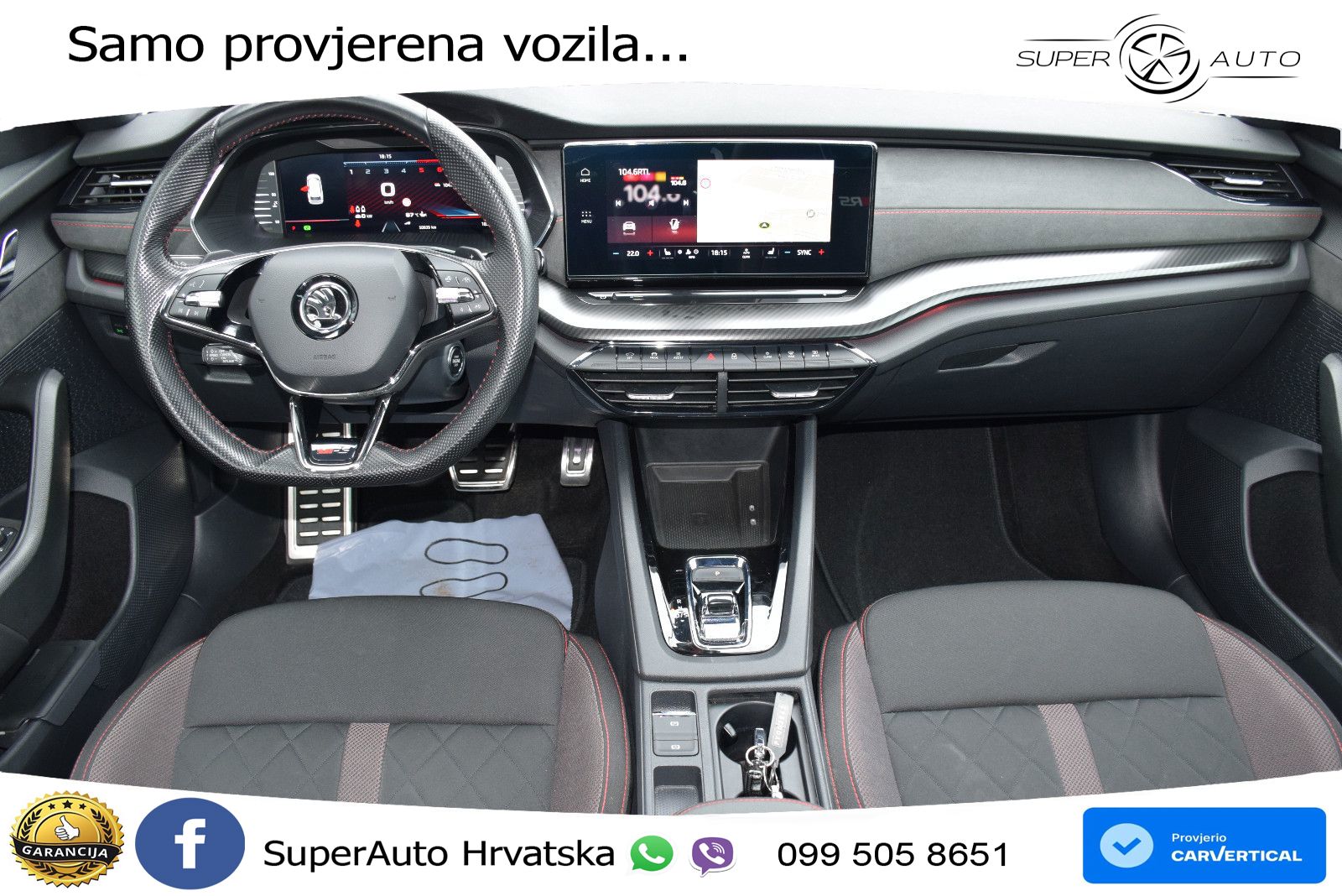 Škoda Octavia Combi RS 2.0 TDI (200 KS) DSG LED+GR SJED+ACC