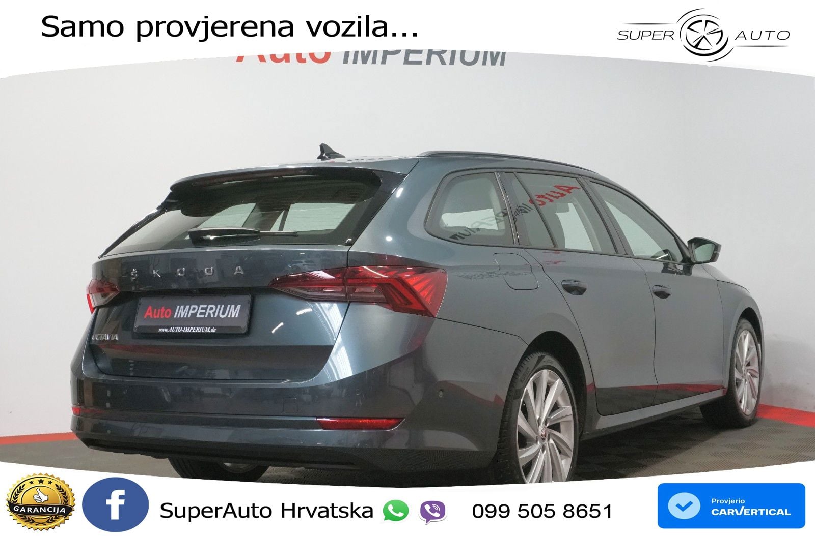 Škoda Octavia Combi 2.0 TDI (150 KS) DSG LED+GR SJED+ACC