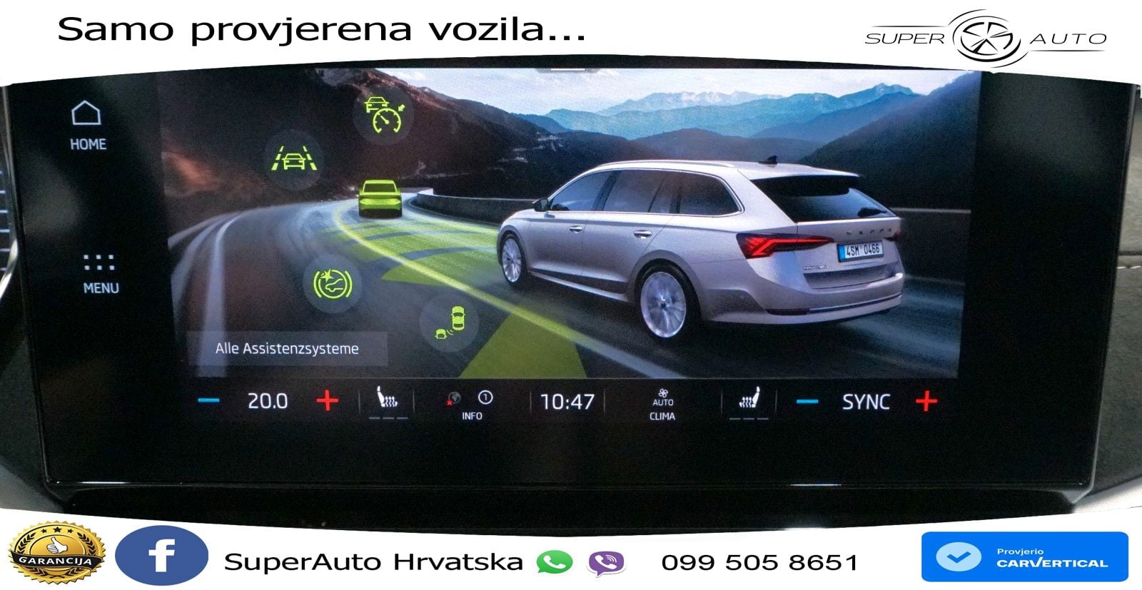 Škoda Octavia Combi 2.0 TDI (150 KS) DSG LED+GR SJED+ACC
