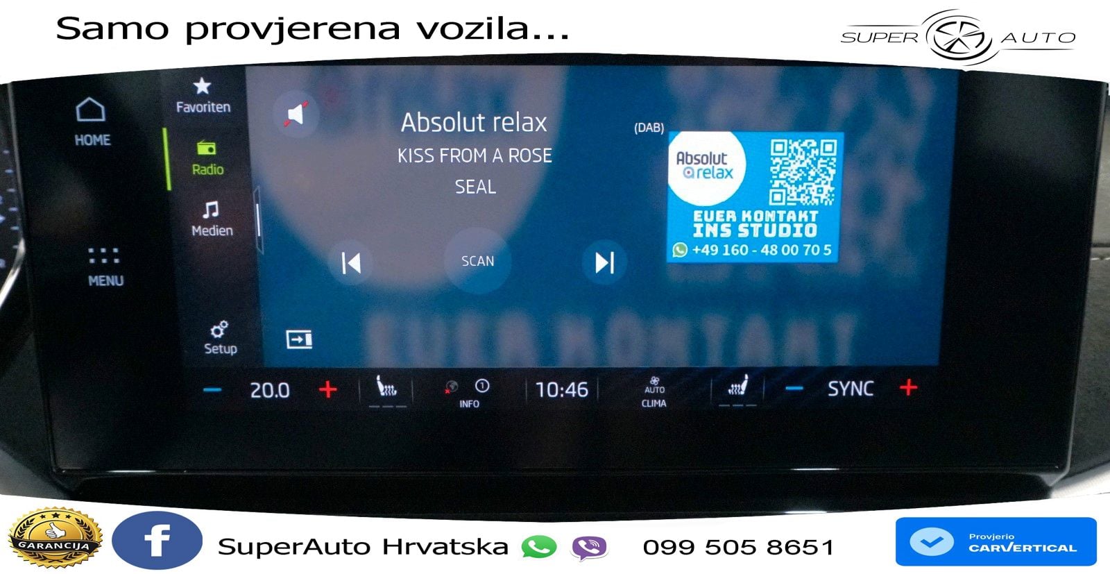 Škoda Octavia Combi 2.0 TDI (150 KS) DSG LED+GR SJED+ACC