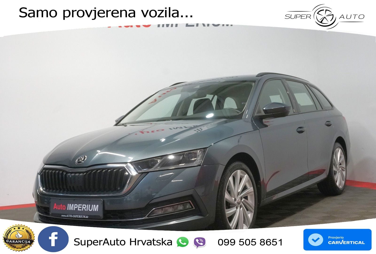 Škoda Octavia Combi 2.0 TDI (150 KS) DSG LED+GR SJED+ACC