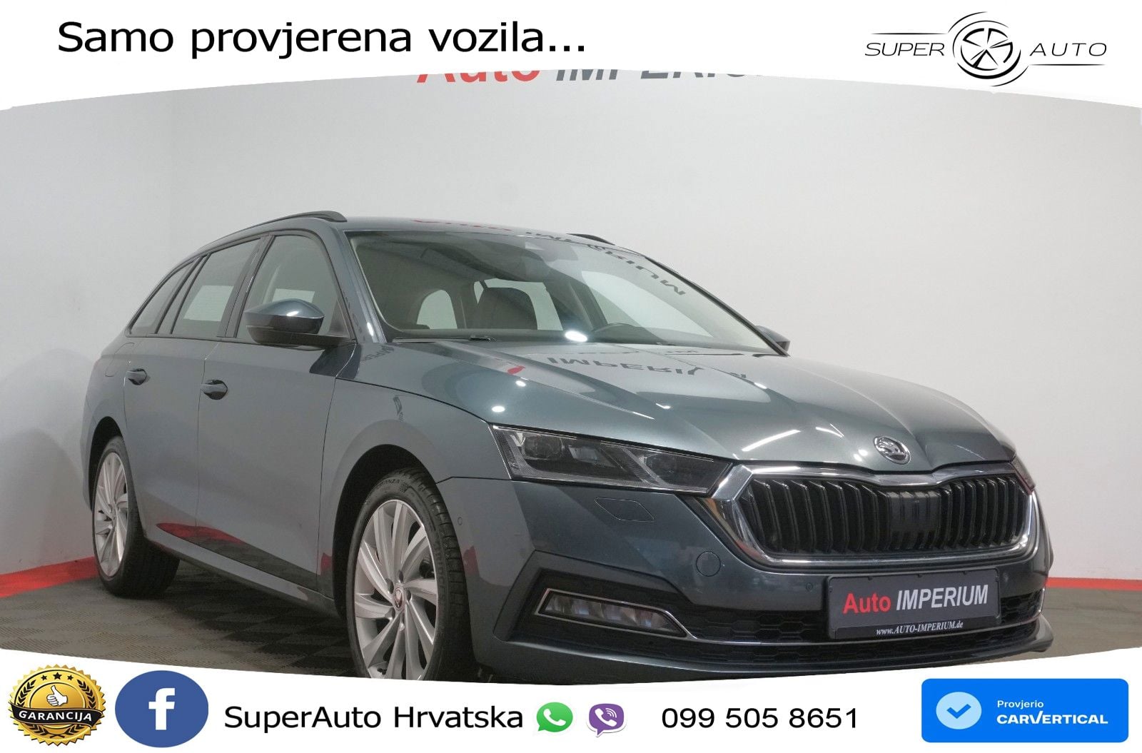 Škoda Octavia Combi 2.0 TDI (150 KS) DSG LED+GR SJED+ACC