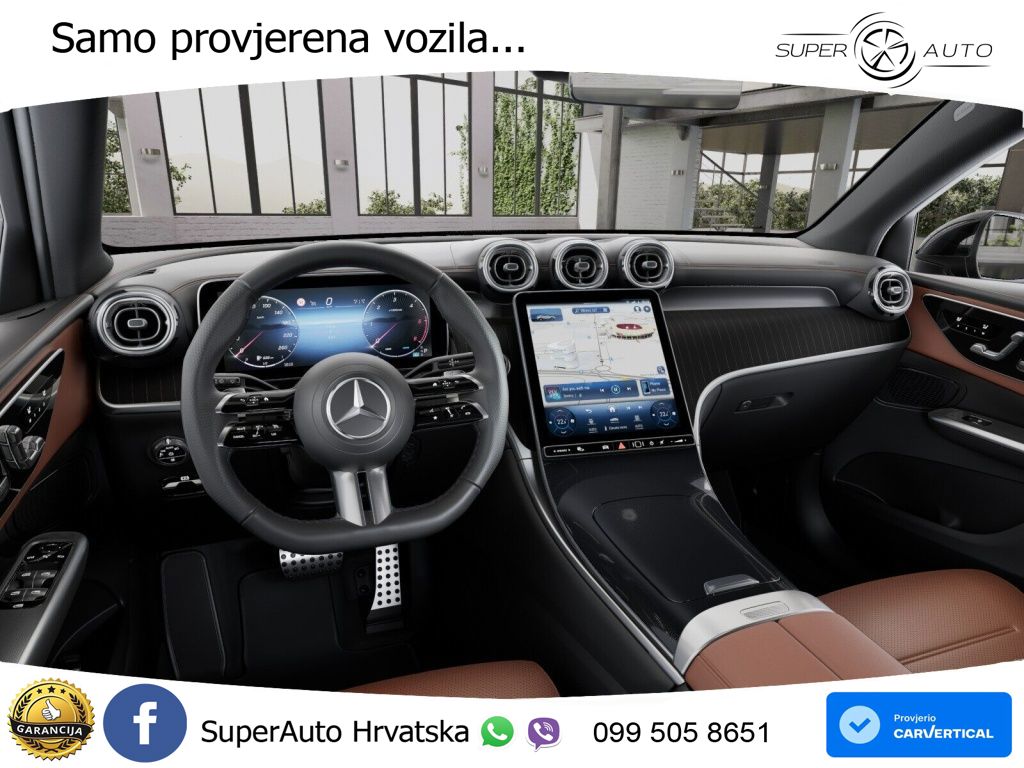Mercedes GLC Coupe 300d (269 KS) 4MATIC 9G-TRONIC AMG ZRAČNI+ACC+GR SJED+360+PANO