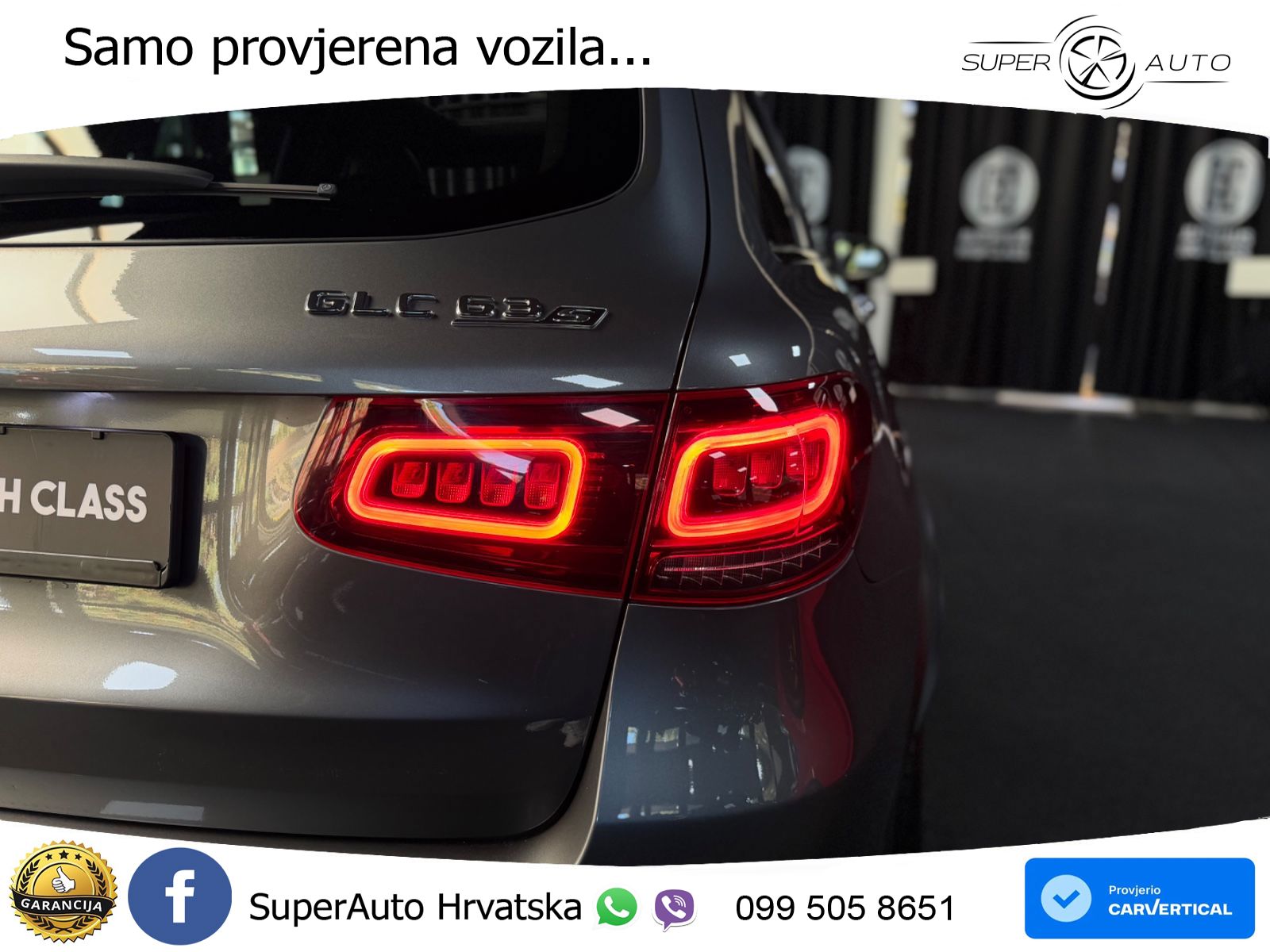 Mercedes AMG GLC 63 S V8 (510 KS) 4MATIC+ MCT LED+GR SJED+ACC