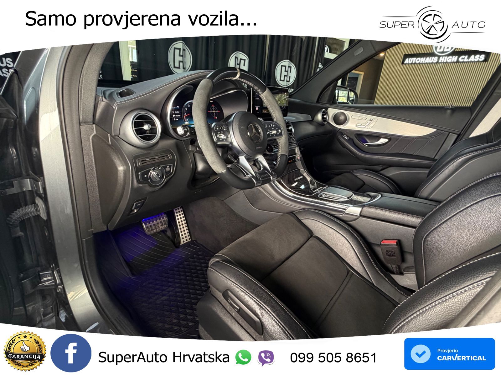 Mercedes AMG GLC 63 S V8 (510 KS) 4MATIC+ MCT LED+GR SJED+ACC