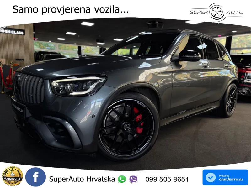 Mercedes AMG GLC 63 S V8 (510 KS) 4MATIC+ MCT LED+GR SJED+ACC